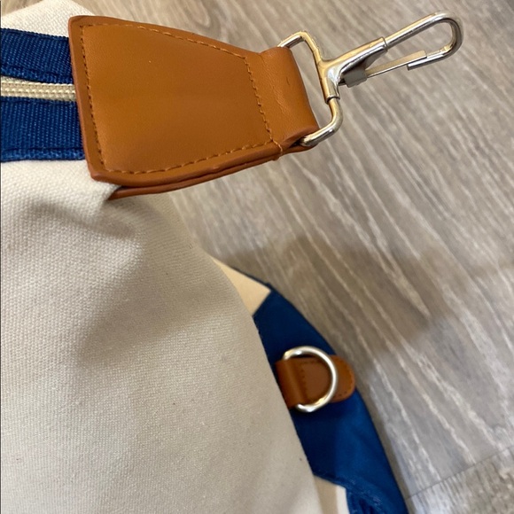 Canvas Bag - Blue and Tan - Picture 5 of 10